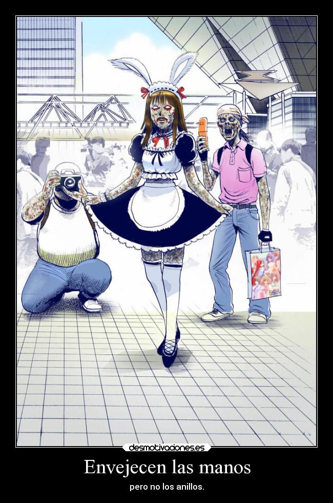 carteles cuarteto nos zombis cosplayers socorro desmotivaciones