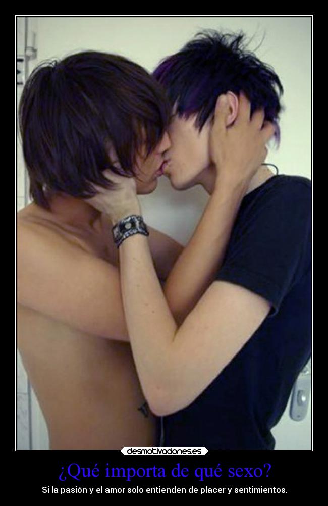 ¿Qué importa de qué sexo? -
