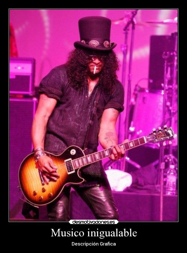 Musico inigualable - Descripción Grafica