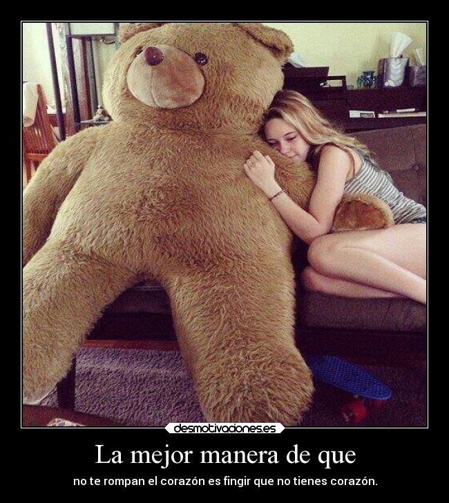 La mejor manera de que -