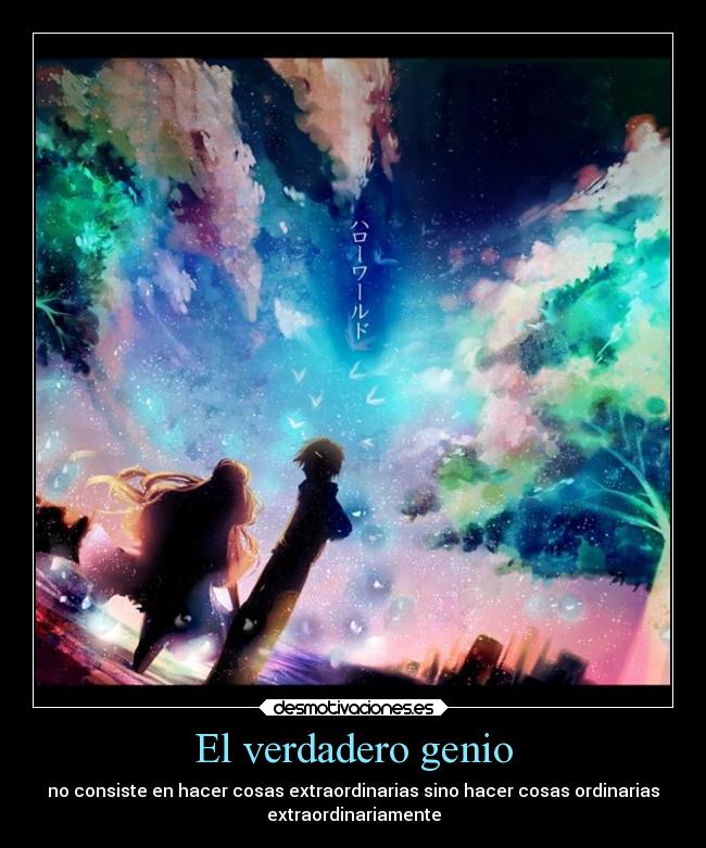 El verdadero genio -
