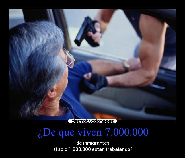 ¿De que viven 7.000.000 - 