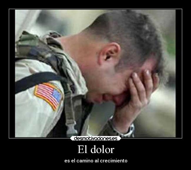 El dolor - es el camino al crecimiento