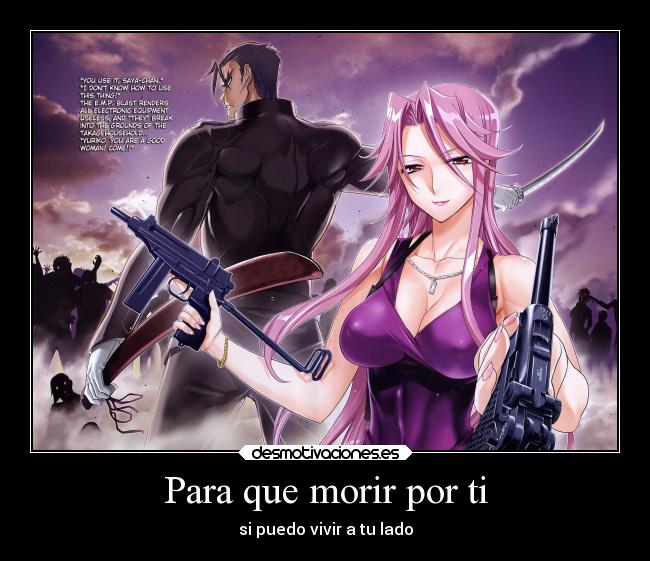 Para que morir por ti -