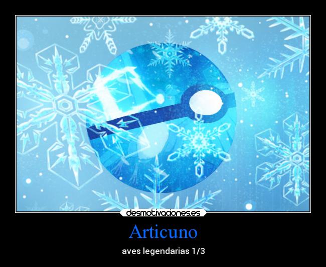 carteles pokemon articuno hielo anime desmotivaciones