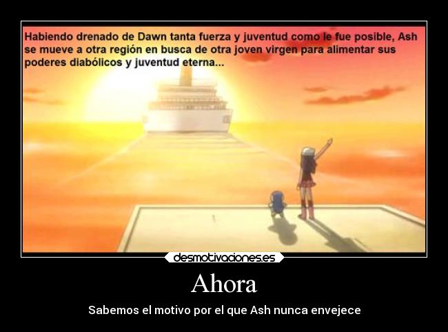 Ahora - Sabemos el motivo por el que Ash nunca envejece