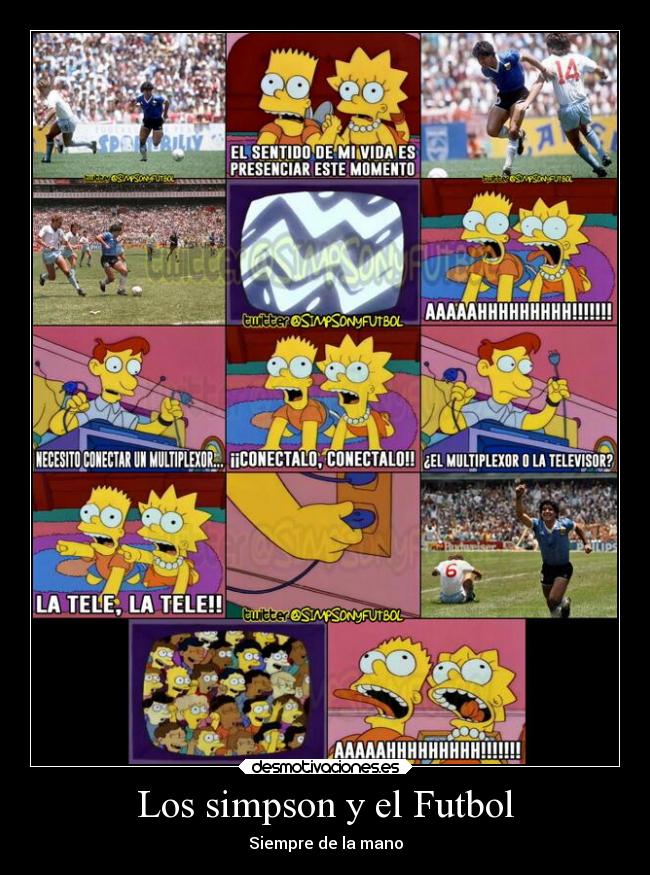 Los simpson y el Futbol -