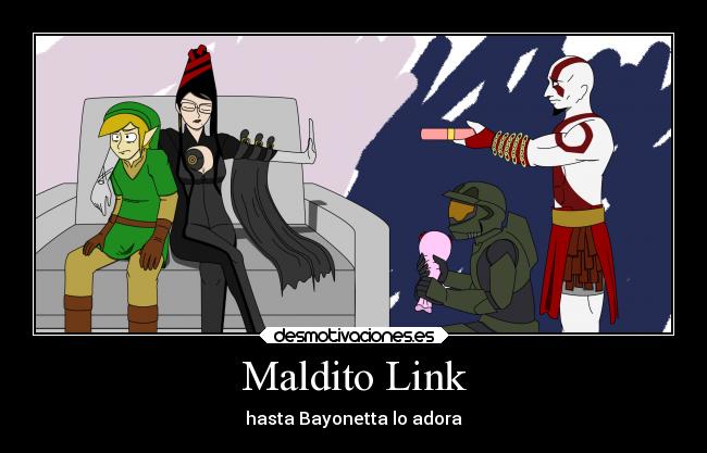 carteles link afortunado desmotivaciones