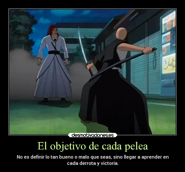 carteles anime manga otaku cosplay objetivo pelea definir malo bueno derrota victoria desmotivaciones