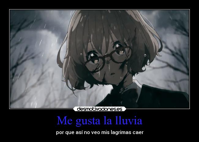 Me gusta la lluvia -