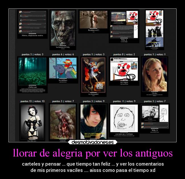 carteles llorar alegria clan escoces desmotivaciones