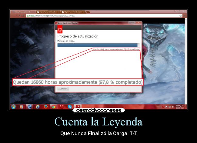 Cuenta la Leyenda - Que Nunca Finalizó la Carga T-T