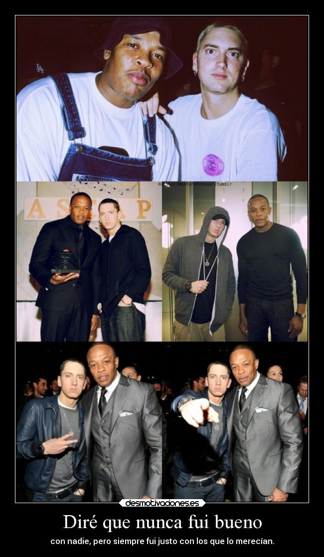 Diré que nunca fui bueno -