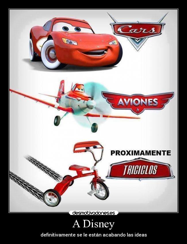 A Disney - definitivamente se le están acabando las ideas