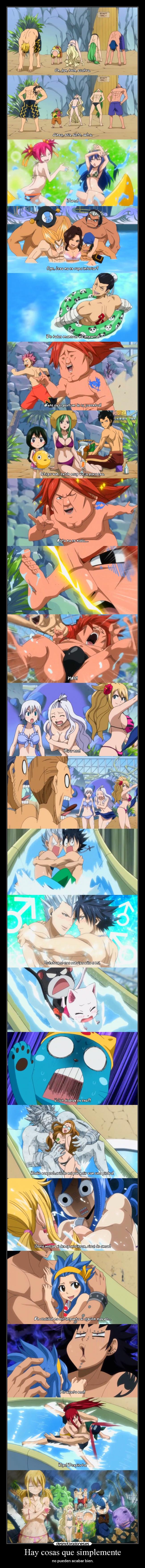carteles raptorhunters harukaze anime manga otaku fairy tail lucy natsu piscina dia malo bueno acabar desmotivaciones
