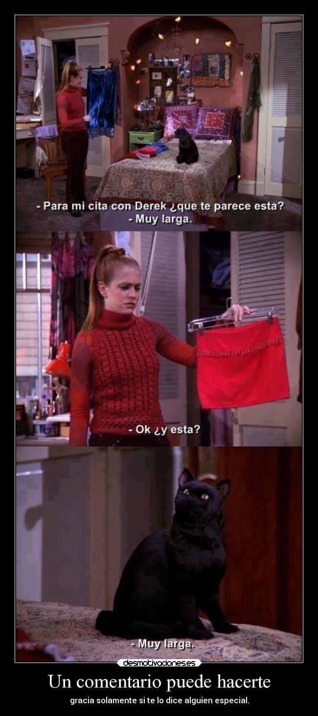 Un comentario puede hacerte - 