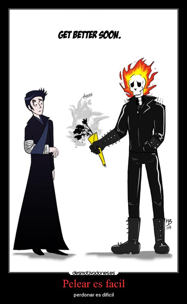 Pelear es facil - perdonar es dificil