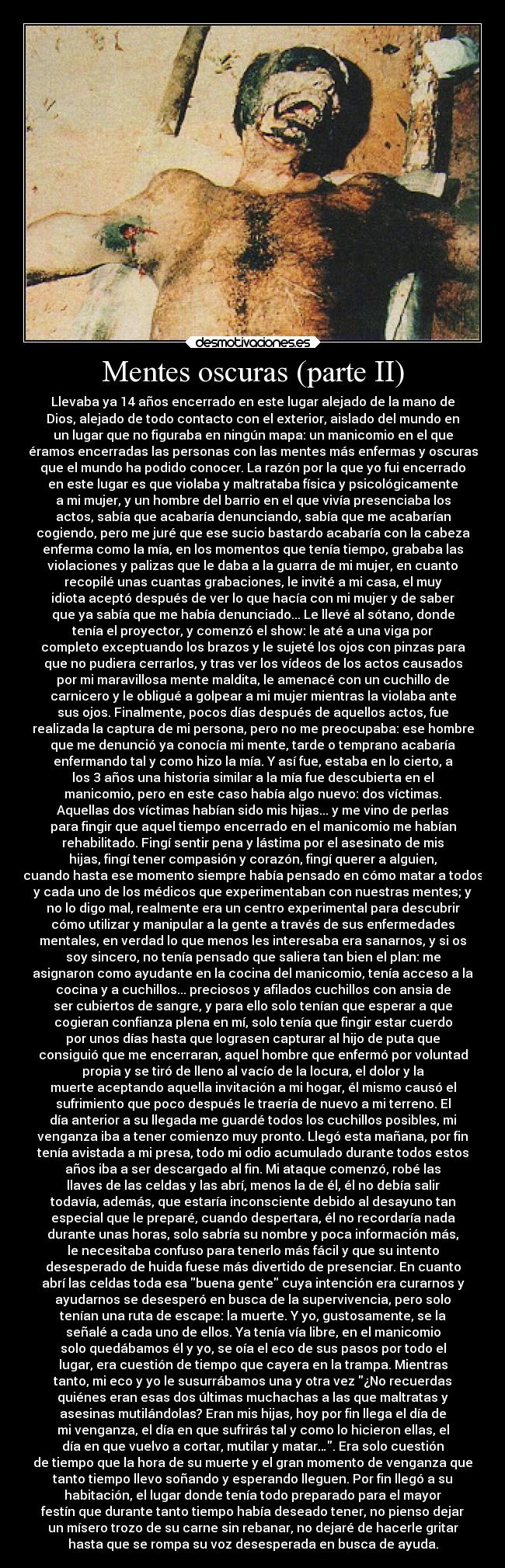 Mentes oscuras (parte II) - 