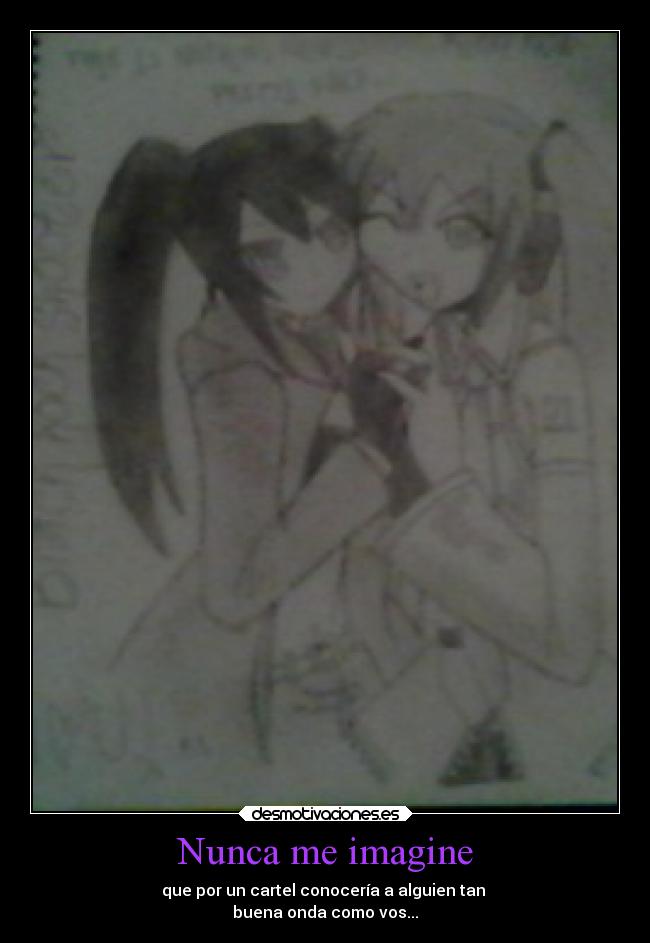 Nunca me imagine -