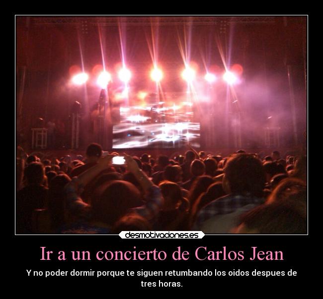 carteles carlos jean concierto semana negra gijon desmotivaciones