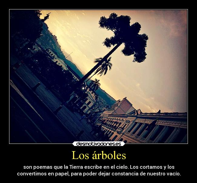 Los árboles -