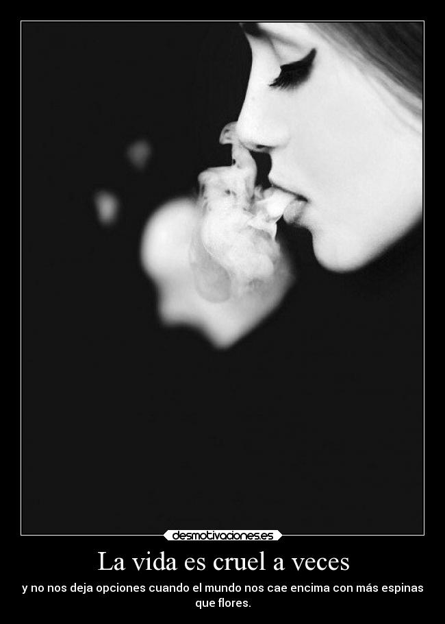 La vida es cruel a veces Desmotivaciones