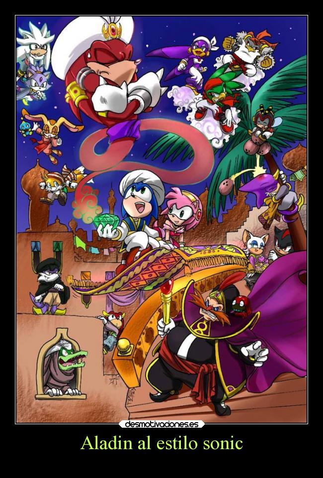 Aladin al estilo sonic -