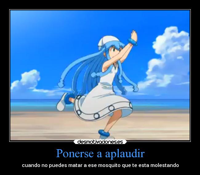 carteles anime shinryaku ika musume desmotivaciones