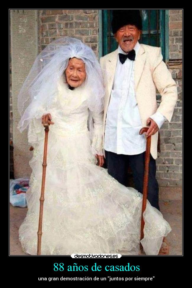 88 años de casados -