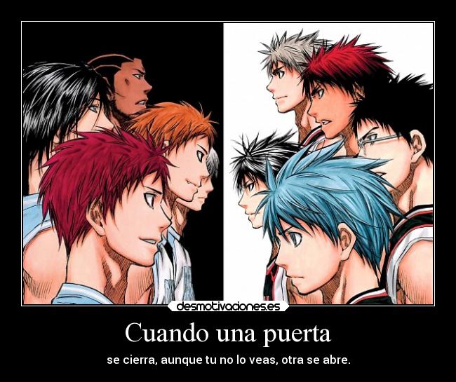 carteles anime kuroko basket desmotivaciones