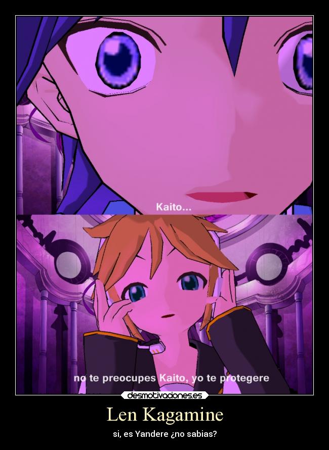 Len Kagamine - si, es Yandere ¿no sabias?