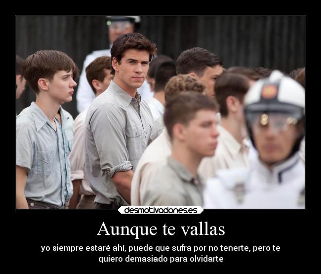 Aunque te vallas - 