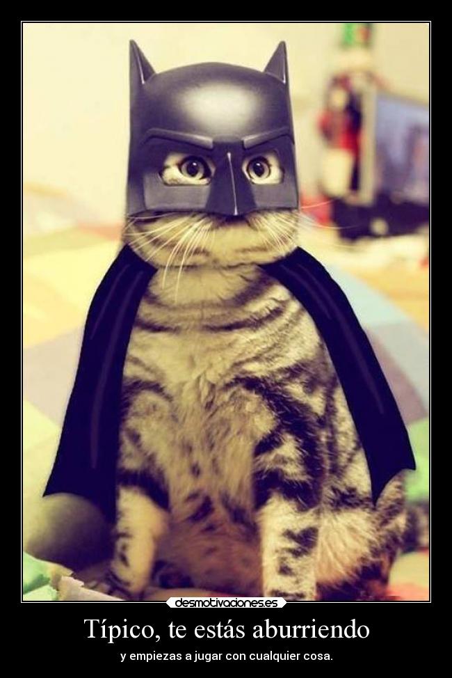 Típico, te estás aburriendo -