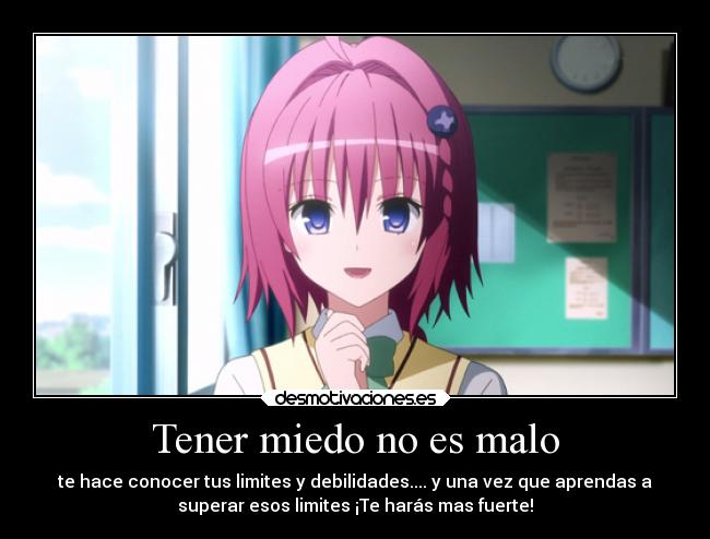 Tener miedo no es malo - 