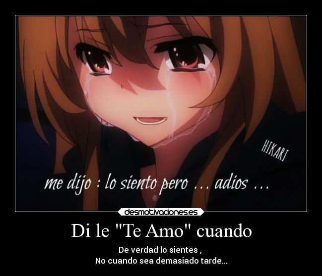 Di le Te Amo cuando - 