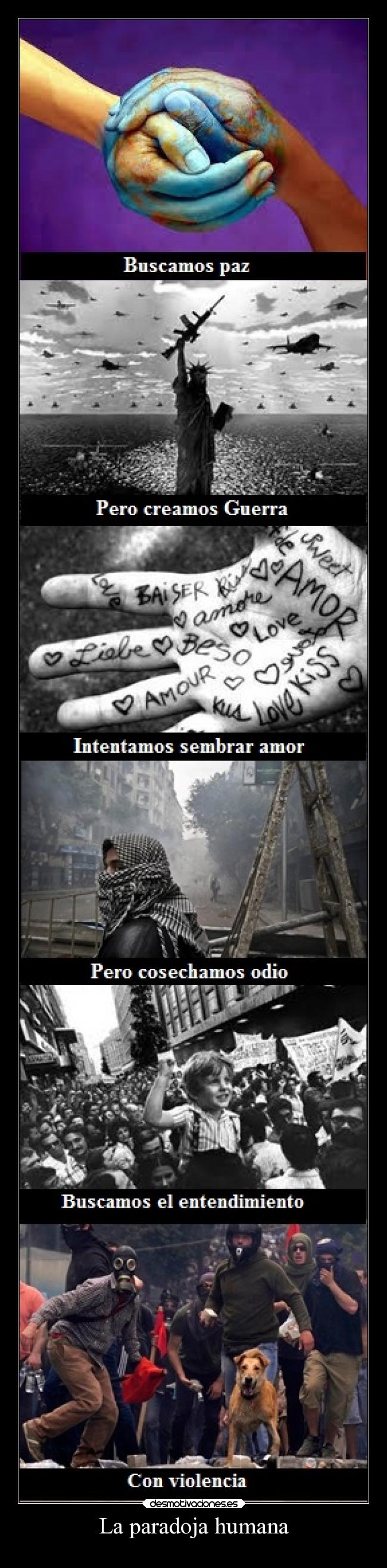 La paradoja humana -