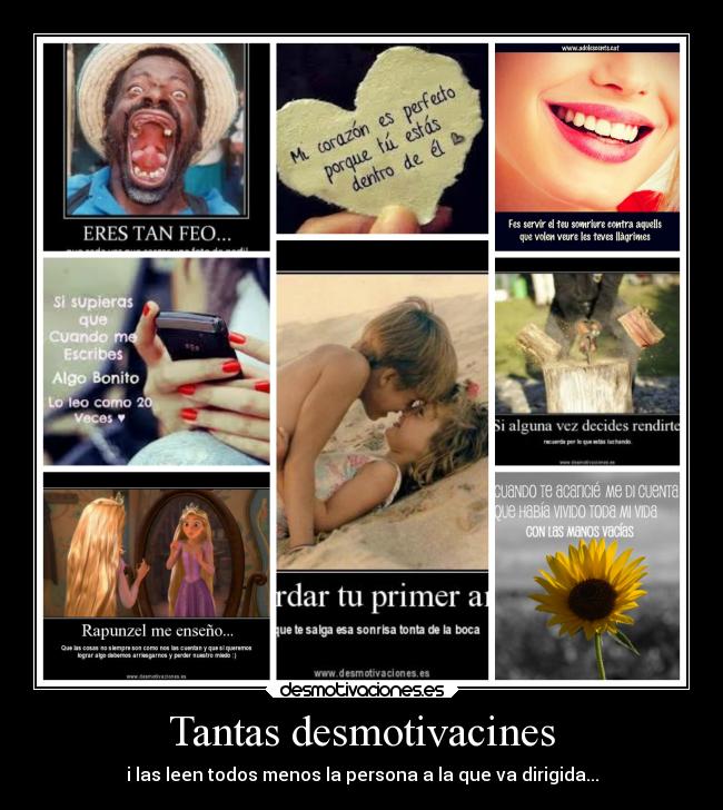 Tantas desmotivacines -