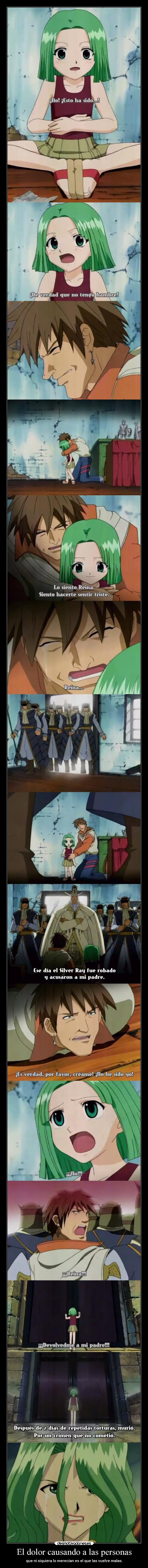 El dolor causando a las personas -