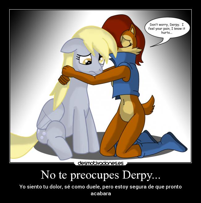 carteles sally acorn derpy hooves son errores pobrecitas las quieren desmotivaciones