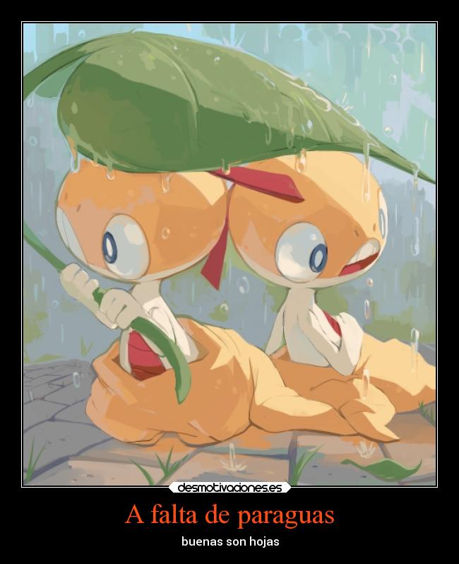 A falta de paraguas - 