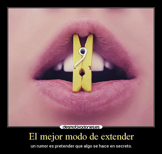 El mejor modo de extender - 