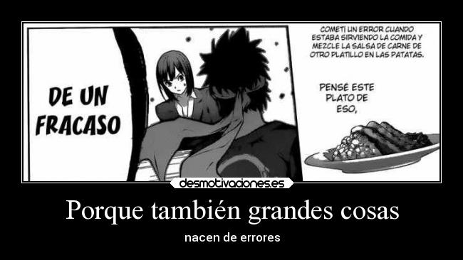 Porque también grandes cosas -