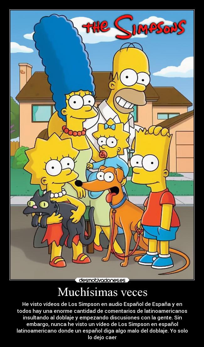 carteles desmotivaciones espana humor mexico los simpsons doblaje latino espanol desmotivaciones