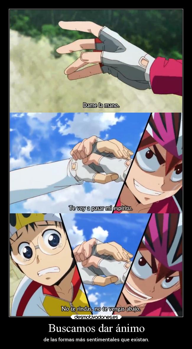 carteles anime yowamushipedal naruko pasando optimismo esperanzas doni anotherpikachubrigade bogota desmotivaciones