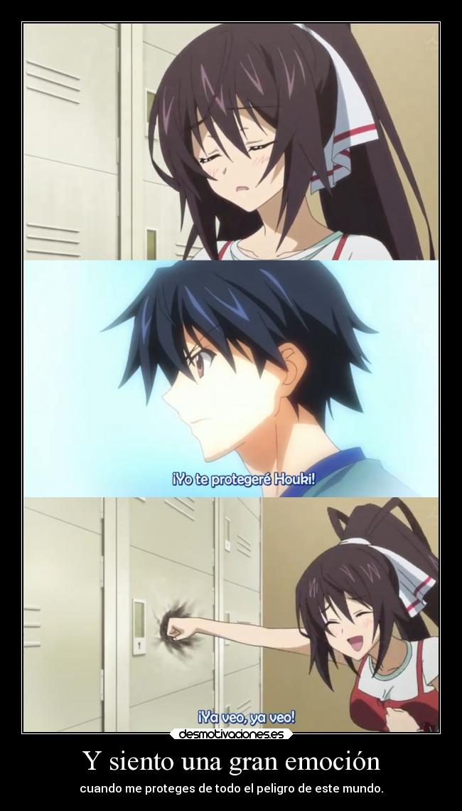 Y siento una gran emoción -