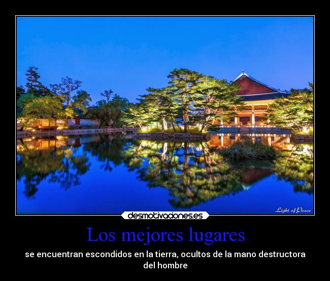 Los mejores lugares -