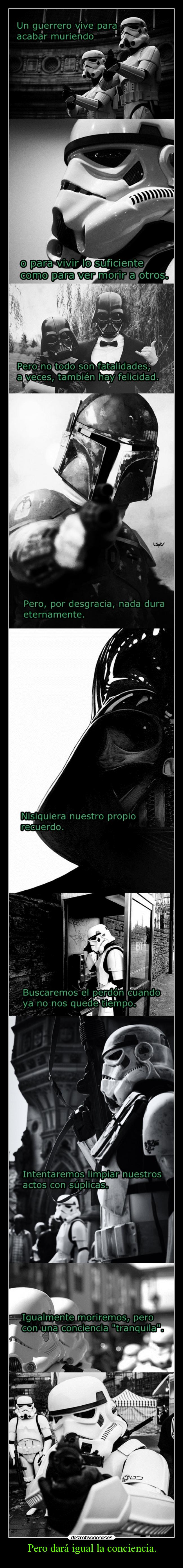 Pero dará igual la conciencia. - 