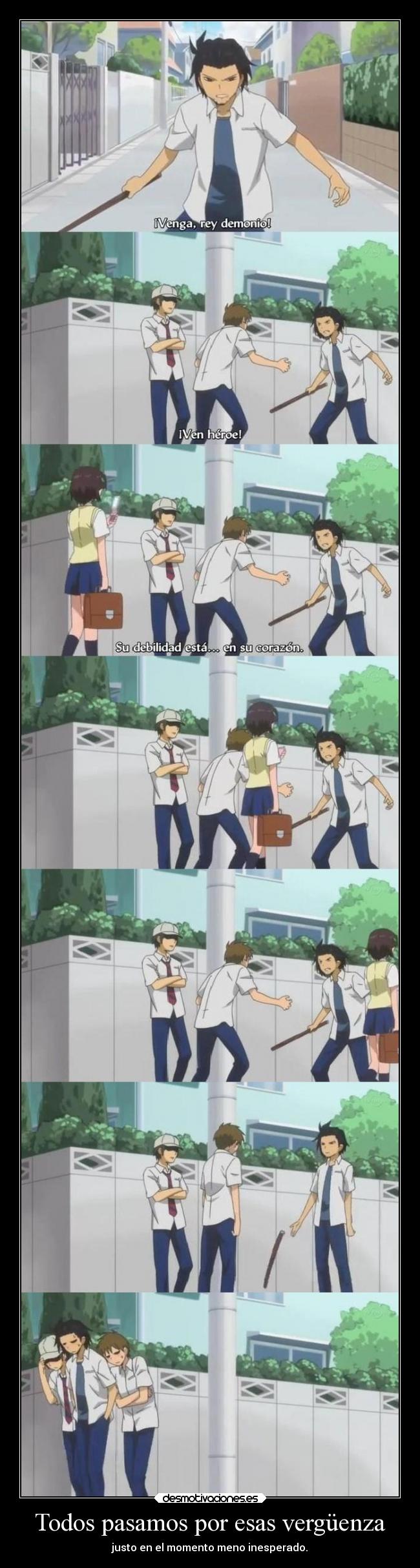 Todos pasamos por esas vergüenza -