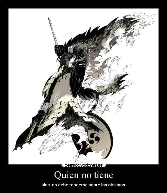 carteles anime naruto madara uchiha desmotivaciones