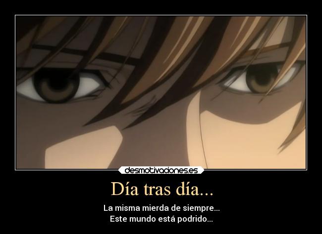 carteles anime desmotivaciones